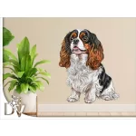 falmatrica kutya lakásdekoráció cavalier king charles spániel