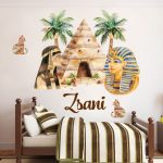 falmatrica gyerekszobába dekor matrica watercolor