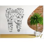 falmatrica fogászati rendelő üzletdekoráció