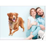 vadkacsavadász retriever kutyás falmatrica bútordekoráció