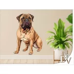 falmatrica kutya lakásdekoráció bullmastiff