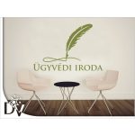 falmatrica feliratos ügyvédi iroda faldekoráció