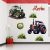  falmatrica gyerekszobába traktoros saját névvel