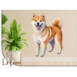 falmatrica kutya lakásdekoráció shiba inu akita