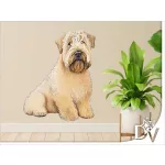 falmatrica kutya lakásdekoráció Ír lágyszőrű terrier