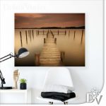 Vászonkép - Tavak és Vízesések (1982CV) / egyrészes