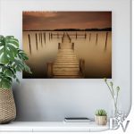 Vászonkép - Tavak és Vízesések (1982CV) / egyrészes