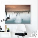 Vászonkép - Tavak és Vízesések (1983CV) / egyrészes