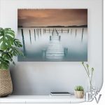 Vászonkép - Tavak és Vízesések (1983CV) / egyrészes