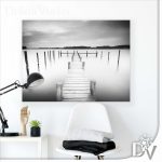 Vászonkép - Tavak és Vízesések (1984CV) / egyrészes