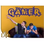gamer matrica játékosoknak laptopmatrica faldekoráció felirat