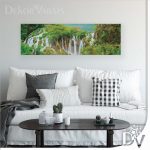 Vászonkép - Tavak és Vízesések (20000CV) / egyrészes