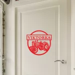 falmatrica traktor mintás faldekorációs matrica