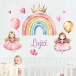 falmatrica babaszobába matrica watercolor