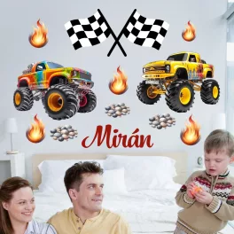 Monster truck buli - Ajándék MEGA XXL méret