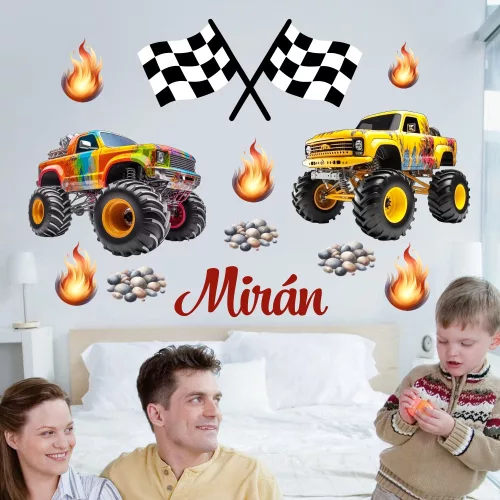 Monster truck buli - Ajándék MEGA XXL méret