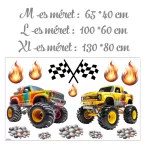Monster truck buli - Ajándék MEGA XXL méret