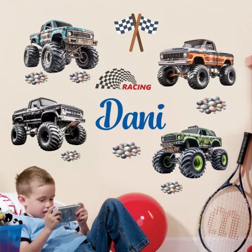 Monster truck verseny - Ajándék MEGA XXL méret