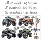 Monster truck verseny - Ajándék MEGA XXL méret