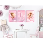 falikép tündér dekoráció gyerekszoba falra