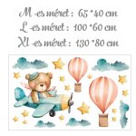 falmatrica gyerekszobába macis dekoráció