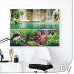 Vászonkép - Tavak és Vízesések (2326CV) / egyrészes