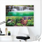 Vászonkép - Tavak és Vízesések (2353CV) / egyrészes