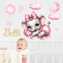 IMÁDOTT BÉBI ELEFÁNI - Ajándék MEGA XXL méret