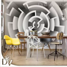 Fotótapéta - Modern 3D útvesztő design