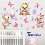 falmatrica kiskacsás dekoráció