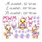 falmatrica gyerekszobába babanévvel matrica