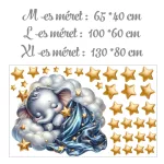 SZÉP ÁLMOKAT FÁNI - Ajándék MEGA XXL méret elefánt