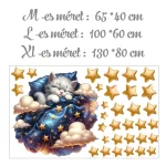 SZÉP ÁLMOKAT KISCICA - Ajándék MEGA XXL méret