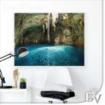 Vászonkép - Tavak és Vízesések (2514CV) / egyrészes