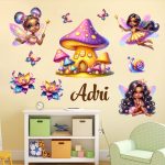 falmatrica tündér csillagokkal saját névvel  dekoráció