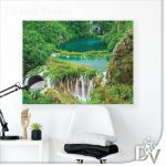 Vászonkép - Tavak és Vízesések (2629CV) / egyrészes