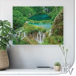 Vászonkép - Tavak és Vízesések (2629CV) / egyrészes
