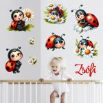 falmatrica babaneves katicás dekoráció