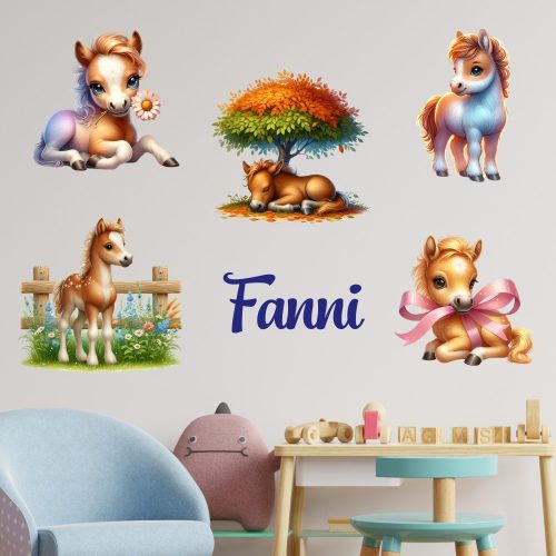 ló falmatrica babaszobába saját névvel