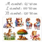 falmatrica sajat névvel egyedi kiscsikó kislanyoknak