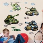 Falmatrica gyerekszobába saját névvel