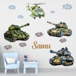 Falmatrica gyerekszobába monster truck saját névvel