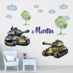 Falmatrica gyerekszobába saját névvel