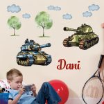 Falmatrica gyerekszobába monster truck saját névvel