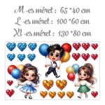 KIslányok kisfiú társaságában  - Ajándék MEGA XXL méret