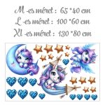 falmatrica sajat névvel egyedi unikornis kislanyoknak