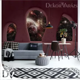   Fotótapéta - Bolygók az űrben3D beton hatású Arches View