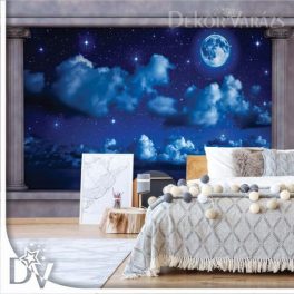   Fotótapéta - Éjszakai  csillagos égbolt római stílusú oszlopokkal
