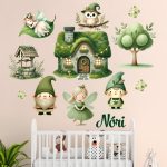 falmatrica babaszobába dekor matrica