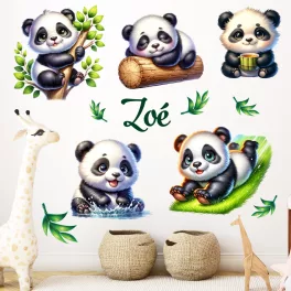 Varázslatos pandák- Ajándék MEGA XXL méret